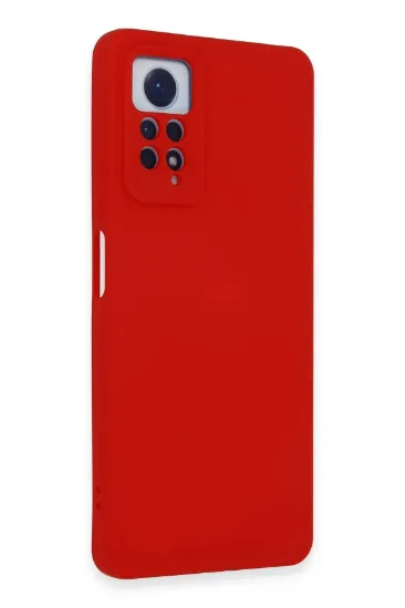 Newface Xiaomi Redmi Note 12 Pro 4G Kılıf Nano içi Kadife Silikon - Kırmızı resmi