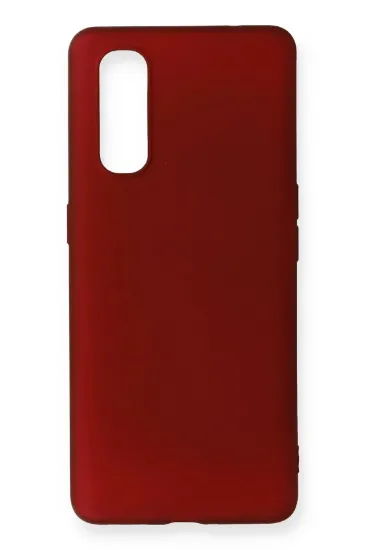 Newface Oppo Find X2 Kılıf First Silikon - Bordo resmi
