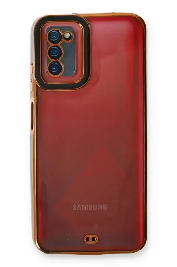 Newface Samsung Galaxy A03S Kılıf Liva Lens Silikon - Siyah resmi