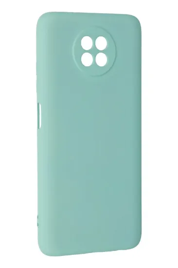 Newface Xiaomi Redmi Note 9 5G Kılıf Nano içi Kadife Silikon - Turkuaz resmi