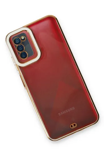 Newface Samsung Galaxy A03S Kılıf Liva Lens Silikon - Beyaz resmi