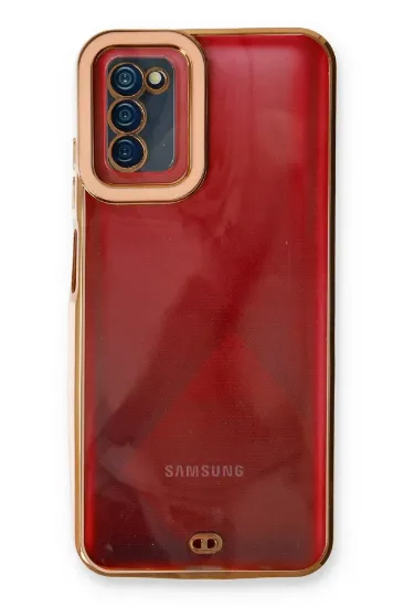 Newface Samsung Galaxy A03S Kılıf Liva Lens Silikon - Rose resmi