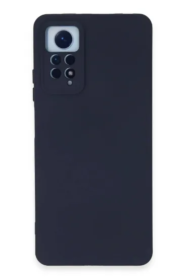 Newface Xiaomi Redmi Note 12 Pro 4G Kılıf Nano içi Kadife Silikon - Lacivert resmi