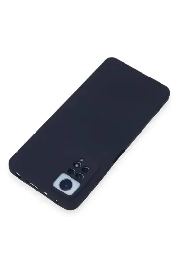 Newface Xiaomi Redmi Note 12 Pro 4G Kılıf Nano içi Kadife Silikon - Lacivert resmi