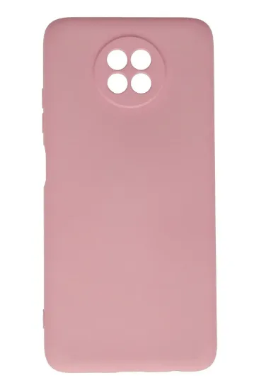 Newface Xiaomi Redmi Note 9 5G Kılıf Nano içi Kadife Silikon - Pembe resmi