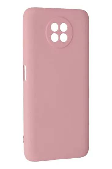 Newface Xiaomi Redmi Note 9 5G Kılıf Nano içi Kadife Silikon - Pembe resmi