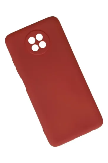 Newface Xiaomi Redmi Note 9 5G Kılıf Nano içi Kadife Silikon - Kiremit resmi