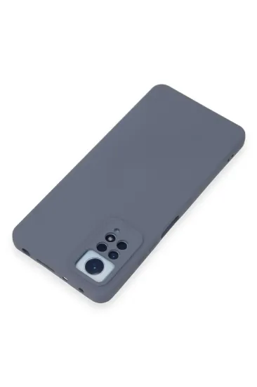 Newface Xiaomi Redmi Note 12 Pro 4G Kılıf Nano içi Kadife Silikon - Gri resmi