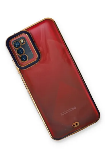 Newface Samsung Galaxy A03S Kılıf Liva Lens Silikon - Mavi resmi