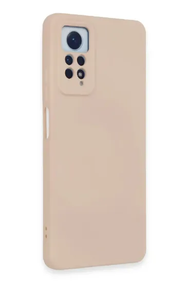 Newface Xiaomi Redmi Note 12 Pro 4G Kılıf Nano içi Kadife Silikon - Pudra resmi