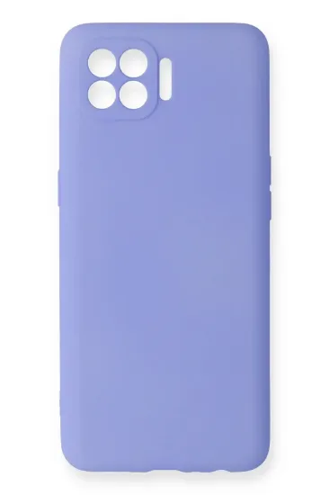 Newface Oppo Reno 4 Lite Kılıf First Silikon - Lila resmi