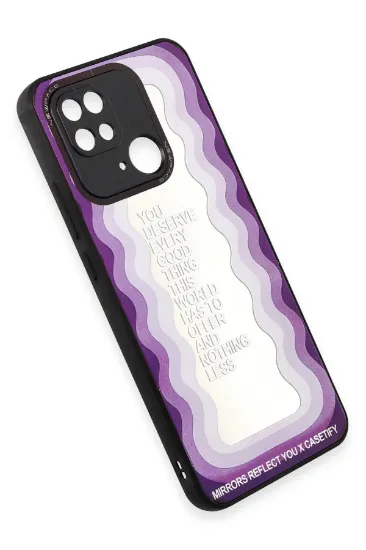 Newface Xiaomi Redmi 10C Kılıf Mirror Desenli Kapak - Mirror - 5 resmi