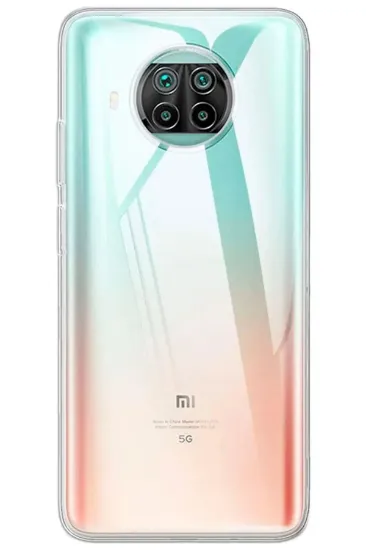 Newface Xiaomi Redmi Note 9 Pro 5G Kılıf Lüx Şeffaf Silikon resmi