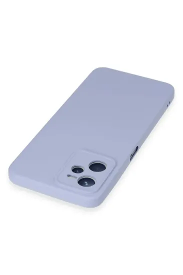 Newface Realme C35 Kılıf Nano içi Kadife Silikon - Lila resmi