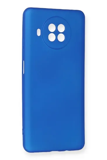 Newface Xiaomi Redmi Note 9 Pro 5G Kılıf First Silikon - Mavi resmi