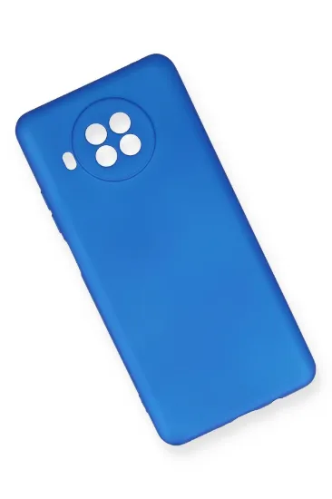 Newface Xiaomi Redmi Note 9 Pro 5G Kılıf First Silikon - Mavi resmi