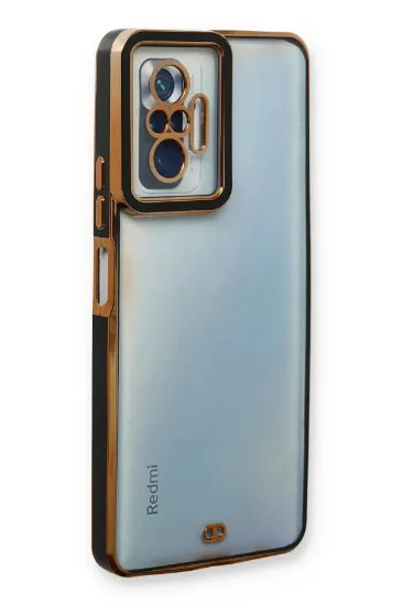 Newface Xiaomi Redmi Note 10 Pro Kılıf Liva Lens Silikon - Siyah resmi