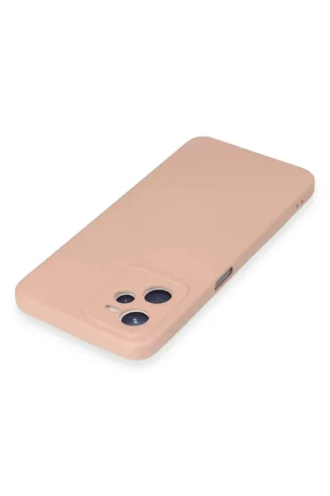 Newface Realme C35 Kılıf Nano içi Kadife Silikon - Pudra resmi