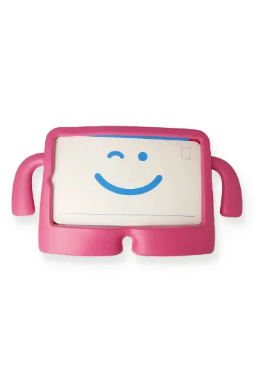 Newface iPad 4 9.7 Kılıf Karakter Tablet Silikon - Pembe resmi