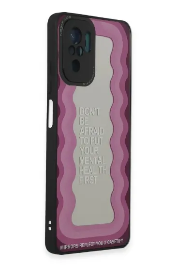 Newface Xiaomi Redmi Note 10 Kılıf Mirror Desenli Kapak - Mirror - 11 resmi