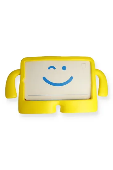 Newface iPad 4 9.7 Kılıf Karakter Tablet Silikon - Sarı resmi
