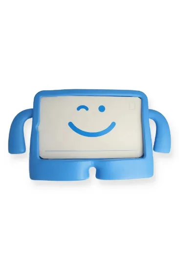 Newface iPad 4 9.7 Kılıf Karakter Tablet Silikon - Mavi resmi
