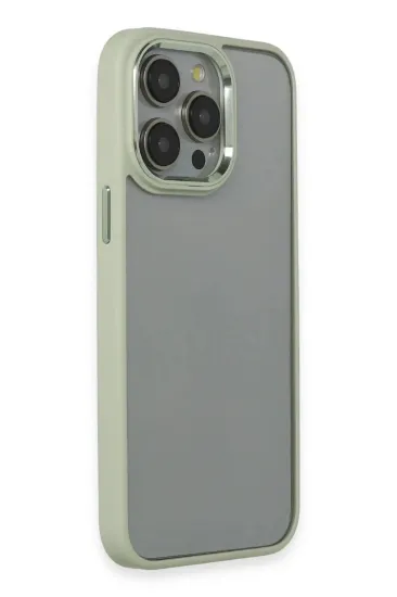 Newface iPhone 14 Pro Max Kılıf Power Silikon - Yeşil resmi