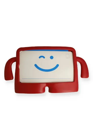 Newface iPad 10.2 (7.nesil) Kılıf Karakter Tablet Silikon - Kırmızı resmi