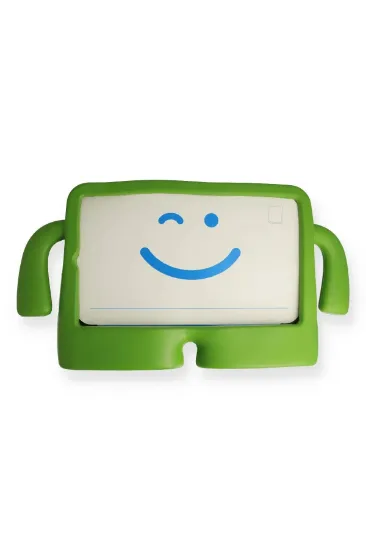 Newface iPad 10.2 (7.nesil) Kılıf Karakter Tablet Silikon - Yeşil resmi