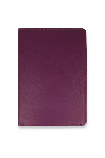 Newface Samsung Galaxy X200 Tab A8 10.5 Kılıf 360 Tablet Deri Kılıf - Mürdüm resmi