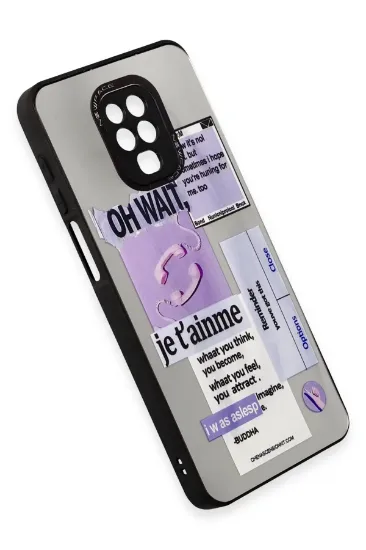 Newface Xiaomi Redmi Note 9 Pro Kılıf Mirror Desenli Kapak - Mirror - 4 resmi