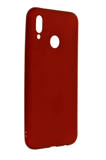 Newface Huawei P20 Lite Kılıf First Silikon - Bordo resmi