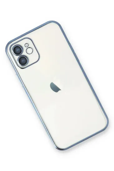Newface iPhone 11 Kılıf Razer Lensli Silikon - Açık Mavi resmi