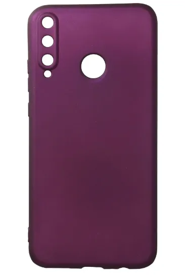 Newface Huawei P40 Lite E Kılıf First Silikon - Mürdüm resmi