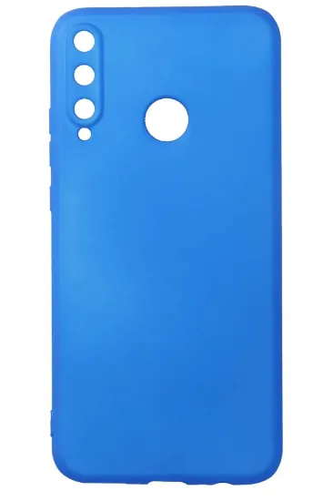 Newface Huawei P40 Lite E Kılıf First Silikon - Mavi resmi