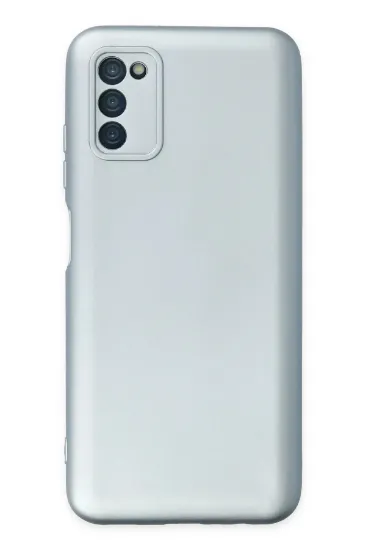 Newface Samsung Galaxy A03S Kılıf Nano içi Kadife Silikon - Sky Blue resmi