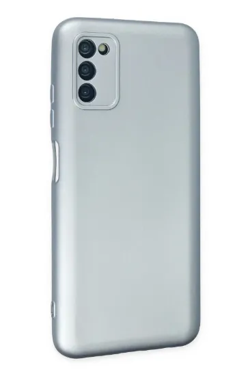 Newface Samsung Galaxy A03S Kılıf Nano içi Kadife Silikon - Sky Blue resmi