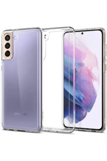 Newface Samsung Galaxy S21 Kılıf Lüx Şeffaf Silikon resmi