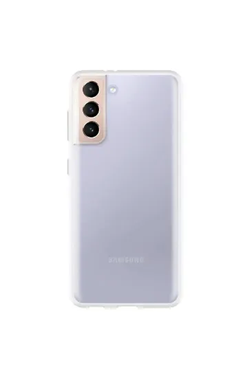 Newface Samsung Galaxy S21 Kılıf Lüx Şeffaf Silikon resmi