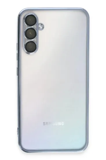 Newface Samsung Galaxy A54 5G Kılıf Razer Lensli Silikon - Açık Mavi resmi