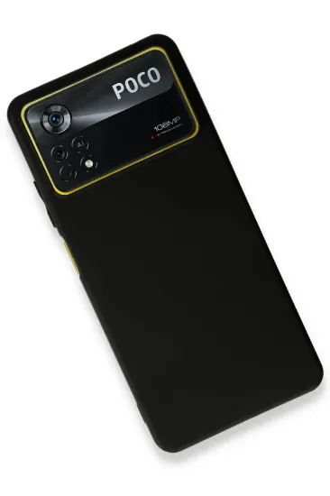 Newface Xiaomi Poco X4 Pro 5G Kılıf First Silikon - Siyah resmi