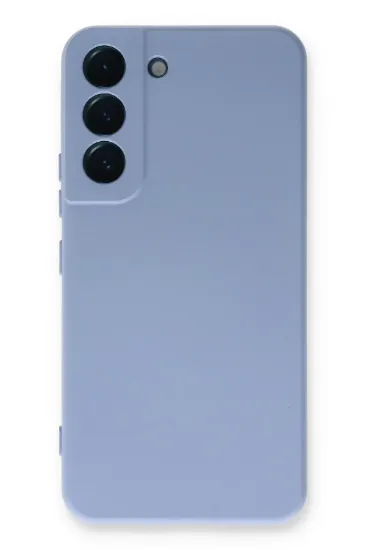 Newface Samsung Galaxy S22 Plus Kılıf Nano içi Kadife Silikon - Lila resmi