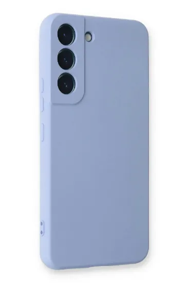 Newface Samsung Galaxy S22 Plus Kılıf Nano içi Kadife Silikon - Lila resmi