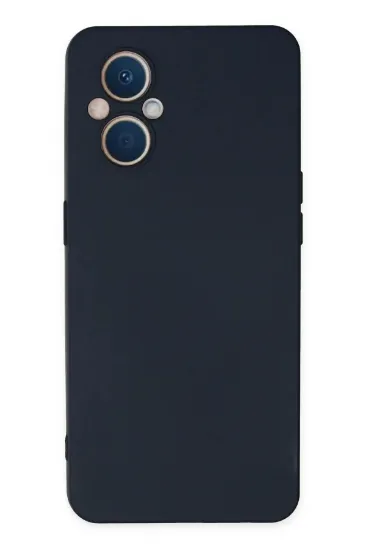 Newface Oppo Reno 7 Lite Kılıf Nano içi Kadife Silikon - Lacivert resmi