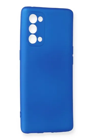 Newface Oppo Reno 5 Pro Kılıf First Silikon - Mavi resmi