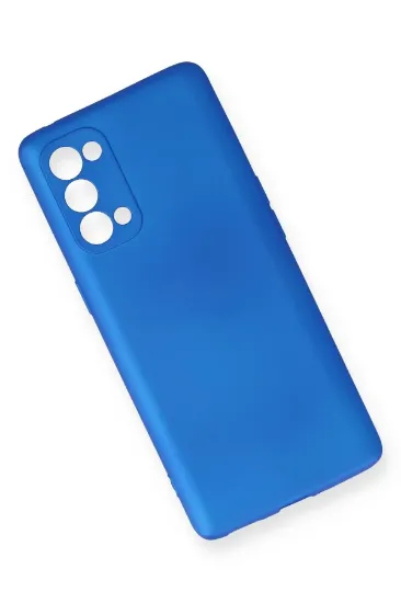 Newface Oppo Reno 5 Pro Kılıf First Silikon - Mavi resmi