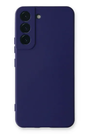 Newface Samsung Galaxy S22 Plus Kılıf Nano içi Kadife Silikon - Mor resmi