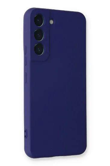 Newface Samsung Galaxy S22 Plus Kılıf Nano içi Kadife Silikon - Mor resmi