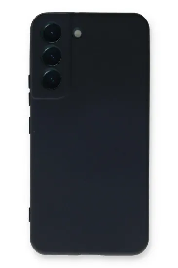Newface Samsung Galaxy S22 Plus Kılıf Nano içi Kadife Silikon - Lacivert resmi