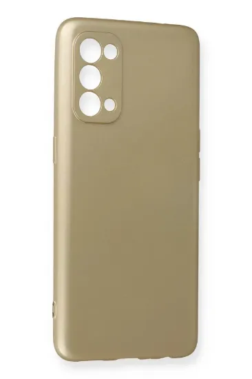 Newface Oppo Reno 5 Pro Kılıf First Silikon - Gold resmi